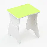 Дитячий одномісний стіл з регулюванням висоти (ЛДСП, метал), фото 2