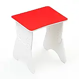 Дитячий одномісний стіл з регулюванням висоти (ЛДСП, метал), фото 4