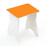 Дитячий одномісний стіл з регулюванням висоти (ЛДСП, метал), фото 6