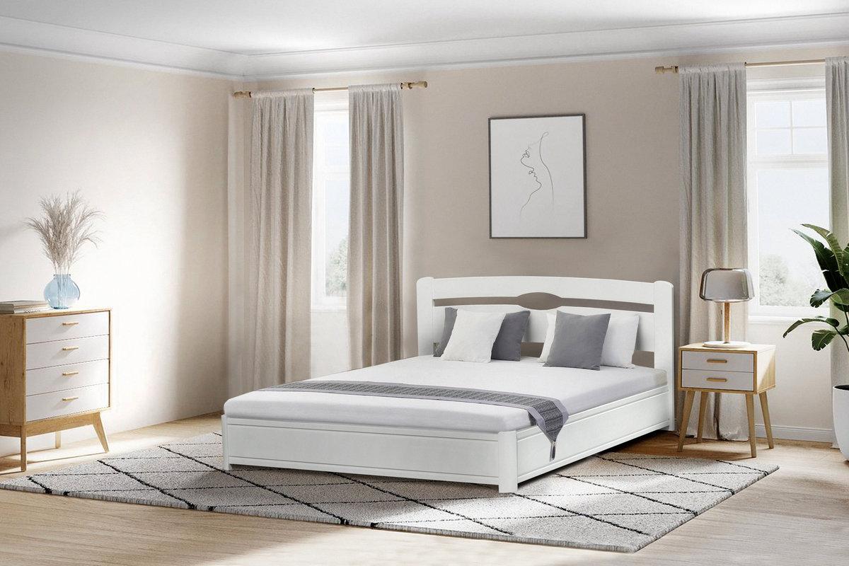 Ліжко Кароліна ПМ 1600*2000, біла, фото 1