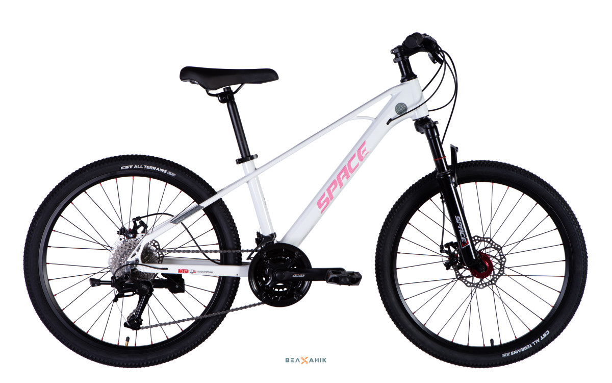 Велосипед 24/quot; SPACE KID SKYLINE DD FR (рама 13/quot;) MG білий, фото 1