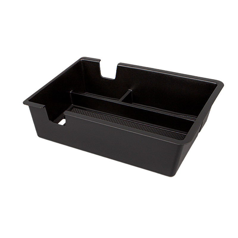 Автомобільний органайзер Lesko для авто BYD Yuan Up у підлокітник лоток на 3 відділення, фото 1