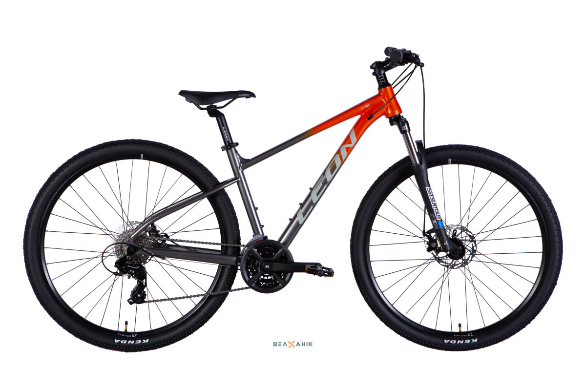 Велосипед 29/quot; LEON TN 105 DD CS (рама 17/quot;) AL помаранчево-сріблястий, фото 1