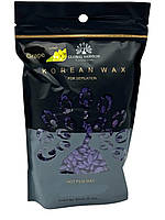 Гарячий плівковий віск у гранулах Global Fashion Korean Grape 1000 г віск для депіляції обличчя та інтимної зони