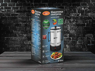 Шашличниця електрична вертикальна 3000Вт 6 шампурів BITEK BT-8612 6шт 6624