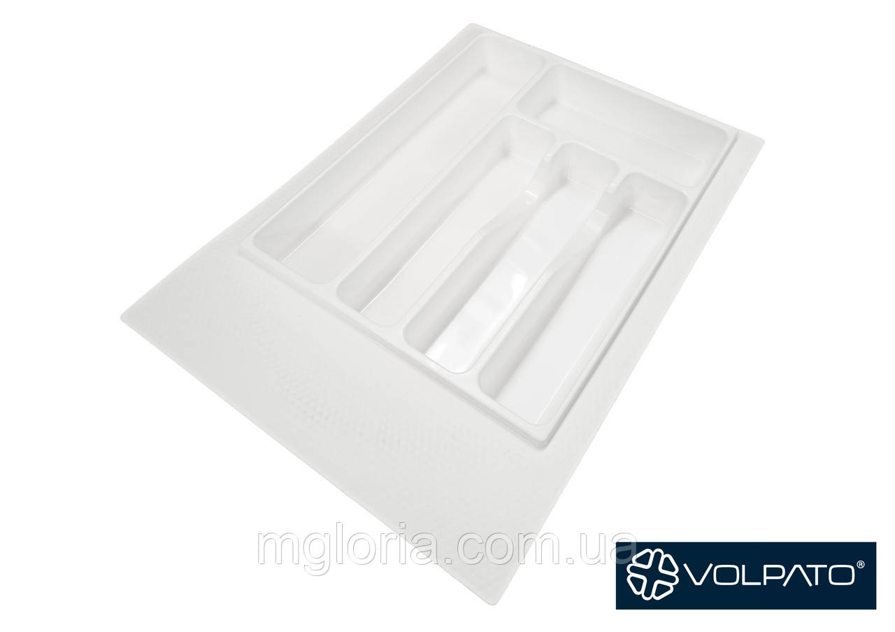 Лоток для столових приладів Volpato (Італія) білий 400 мм