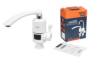 Кран водонагрівач проточний Wezer SDR-D05T із дисплеєм