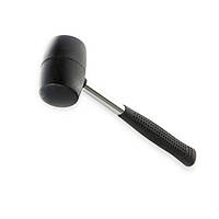 Киянка чорна гума, металева гума. ручка гумова 450г, 65мм