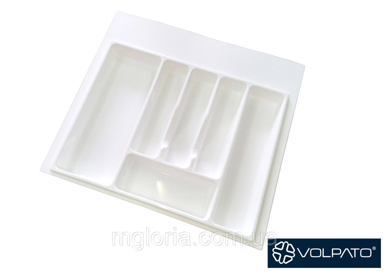 Лоток для столових приладів Volpato (Італія) білий 600 мм