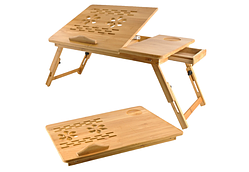 Столик трансформер для ноутбука 26×34,5×62,5 см Столик для пк та ноутбука складний, Столик розкладний для ноута