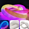 Неонова LED-стрічка SFK-30, USB, 5м / Гнучка світлодіодна стрічка гірлянда / Світлодіодне підсвічування, фото 3