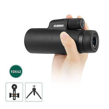 Монокуляр Svbony SX32 8x42 з тримачем для смартфона, штативом і чохлом