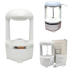 Антигравітаційний крапельний зволожувач повітря 500 мл "DROP HUMIDIFIER" MH-068, білий, фото 4