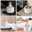 Ультразвуковий зволожувач повітря Bonfire Humidifier LY-651 "Вогнище" з ефектом полум'я + пульт, білий, фото 8