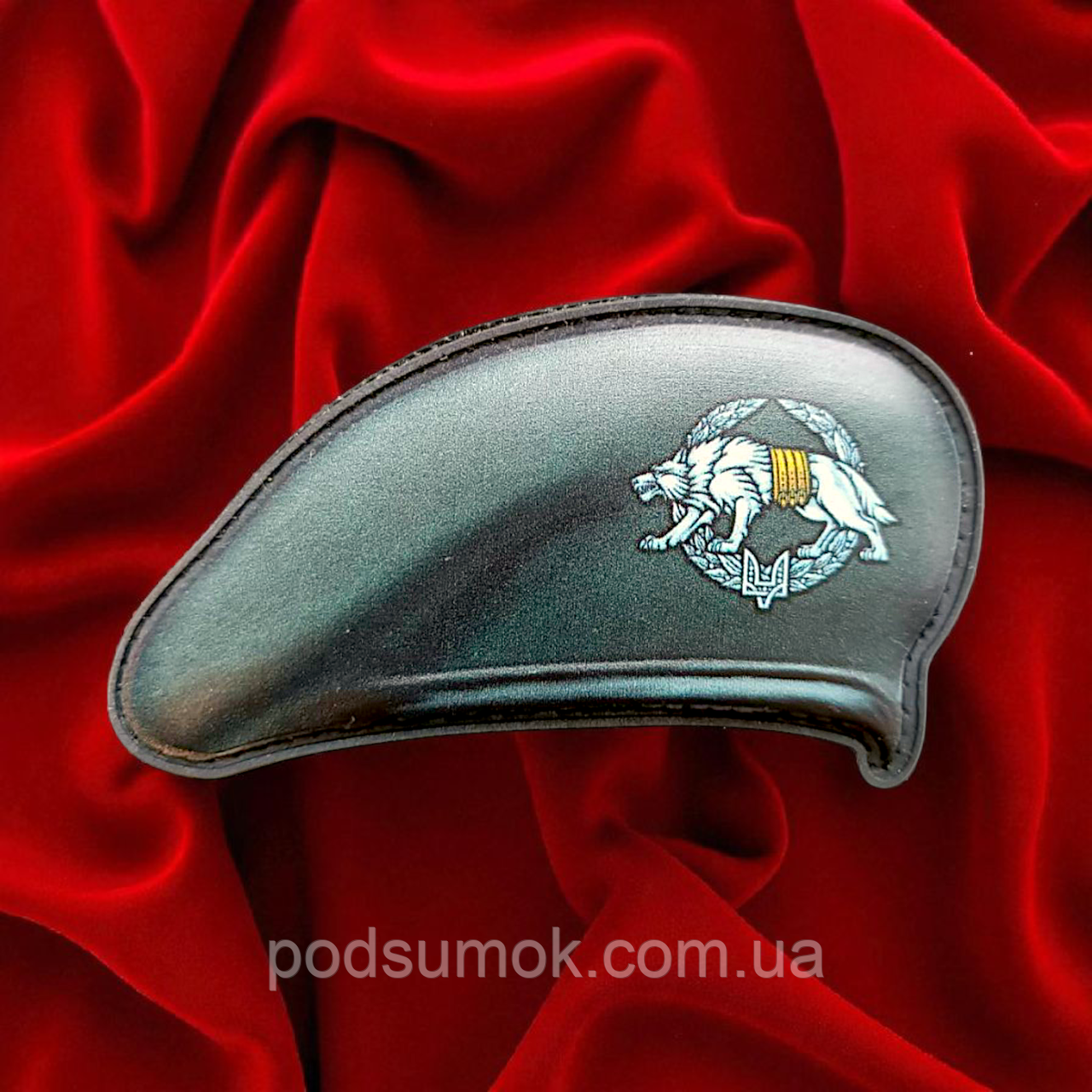 Шеврон ПВХ 3D БЕРЕТ ССО на липучці для велкро патч гумовий, фото 1