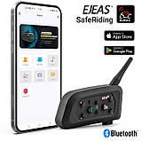 Мотогарнітура Bluetooth IP67 з інтерком EJEAS V6 Pro+ Мото блутуз інтерком гарнітура вологозахисна, фото 6