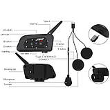 Мотогарнітура Bluetooth IP67 з інтерком EJEAS V6 Pro+ Мото блутуз інтерком гарнітура вологозахисна, фото 4