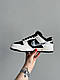 Чоловічі дуже стильні кросівки Nike SB Dunk Low Stussy Black White Metallic, топова комфортна модель - фото 4 - id-p2721873146