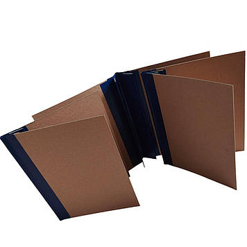 Архівна папка-листівка ЮТЕК 320х230мм корінець бумвініл 40 мм  з П-образним клапаном для підшивання документів