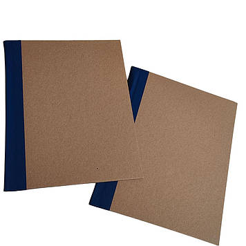 Архівна папка-листівка ЮТЕК 320х230мм корінець бумвініл 40 мм А4 з подвійним клапаном для підшивання документів