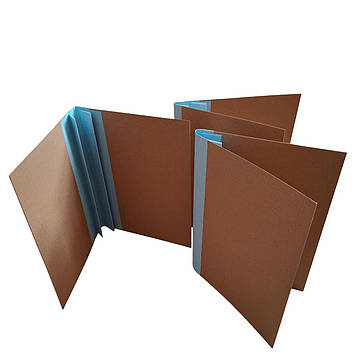 Архівна папка ЮТЕК 320х230мм з планками для підшивання  коленкор 40 мм без титульної сторінки  А4