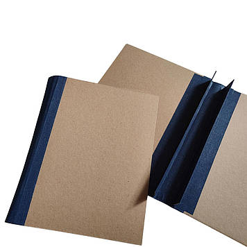 Архівна папка-листівка ЮТЕК 320х230мм корінець коленкор 40 мм  з П-образним клапаном для підшивання документів