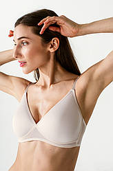 Бюстгальтер м'який формований Luna Adelita L1514A без кісточок бежевий 70D