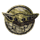 Патч Camotec Бебі Йода/Грогу 6,5*8 Multicam (8634)