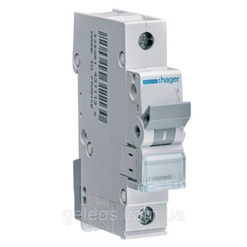 Автоматичний вимикач Hager C 32А 1P 6Ka MCN 132