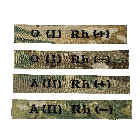 Патч/липучка "Група Крові" Multicam (7729), 1-