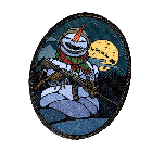 Шеврон/липучка «Сніговик» ПВХ (7458)