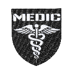 Шеврон Camotec Medic (7*8) Чорний (9146)