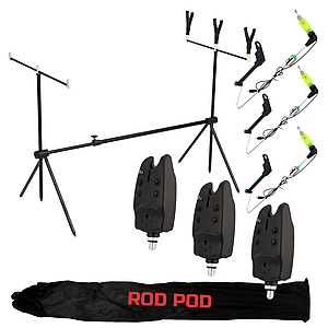 Род под з сигналізаторами і свінгерами клювання набір на 3 вудлища RSS1