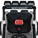 Джип на акумуляторі для дітей JJ2122EBLR-1 BAMBI, білий, фото 8