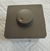 Димер вентилятора design сірий + коробка монтажна, фото 2