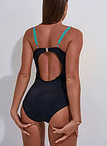 Купальник 2025 раздельный Fuba 25062 черный-зеленый(В НАЛИЧИИ ТОЛЬКО 48 50 52 54 56 УКР р-ры), фото 5