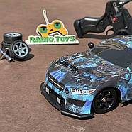 Дрифт машинка з паром на радіоуправлінні Ford Mustang VolcanoB GT500 4WD | Машинка для дрифту на пульті з димом, фото 3