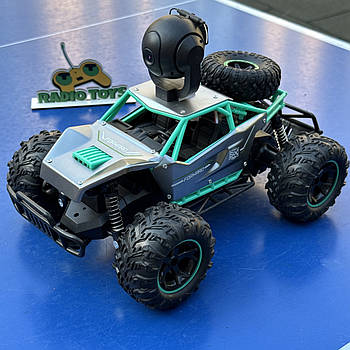 Монстр трак з камерою на радіоуправлінні "Desert Scorpion X-Vision" Grey | Машинки на пульті управління | Джип на радіокеруванні