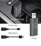 Безпровідний адаптер CarPlay для iOS та Android Auto, 2024, стабільний, простий у використанні, USB A, USB C, фото 2