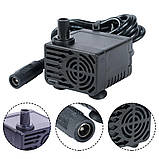 Акваріум Фонтан Ставок Акваріум Невеликий занурювальний водяний насос, фото 2