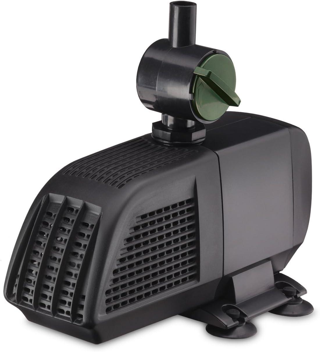 Насос для ставка Blagdon Minipond 900 (для фонтанів у стандартних ставках об'ємом до 2250 літрів), 3 насадки, чорний, фото 1