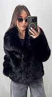 Шуба укорочена штучна ЕКО хутро S M L