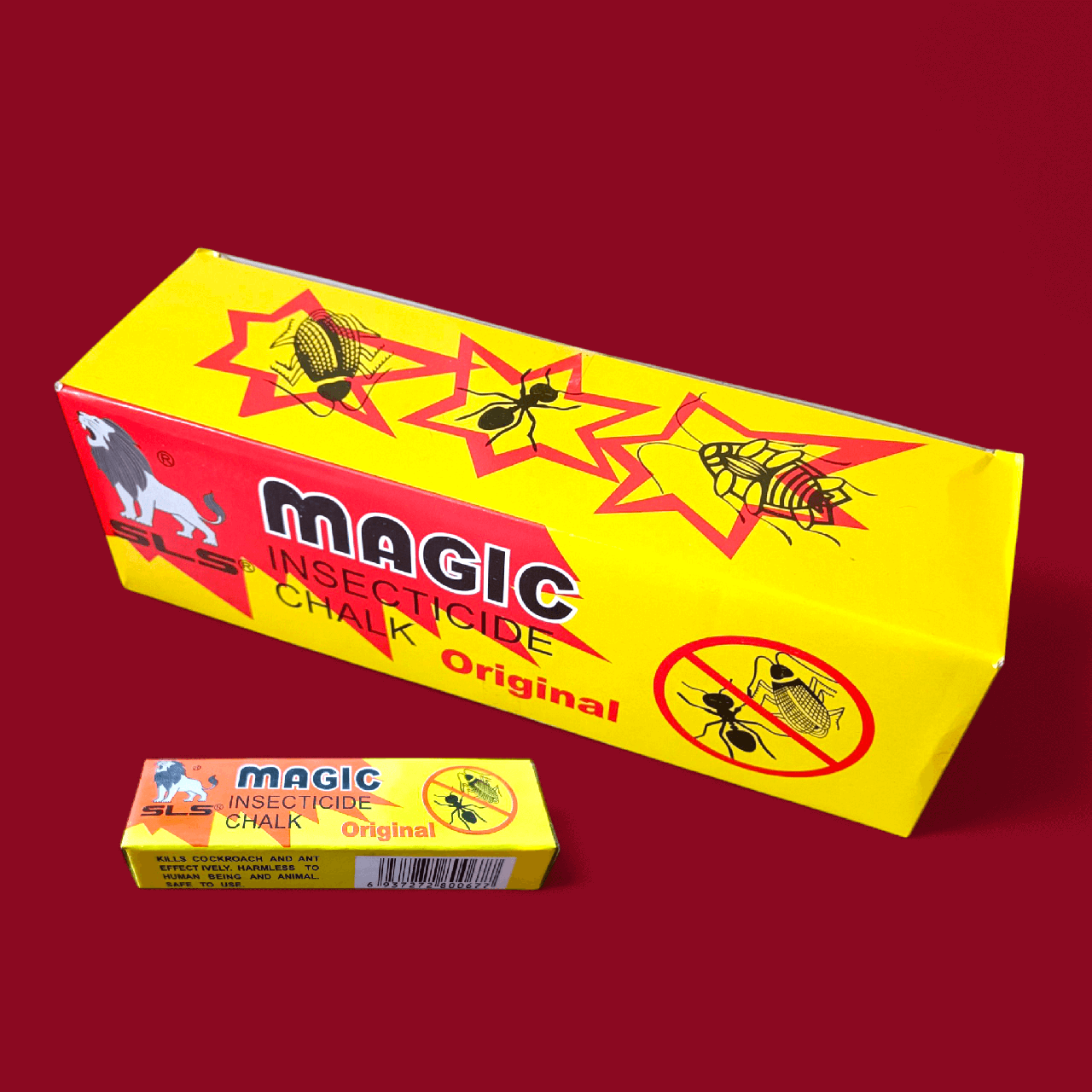 Робочий олівець від тарганів SLS "Сила Лева" (2 крейди) | Засіб від мурах, клопів та прусаків