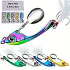 Набір Спінінг з котушкою на хижака + ПОДАРУНОК(Набір з 5 преміум металевих спіннербейтів ), фото 8