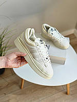 Бежеві жіночі кросівки Adidas Campus x Bad Bunny Beige демісезонні адідас кампус