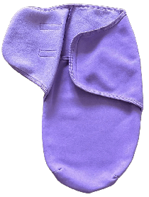 Утеплена європелюшка - кокон для новонароджених на липучці зріст 56-62 см (0 - 3 місяці) фліс BST Фіолетовий