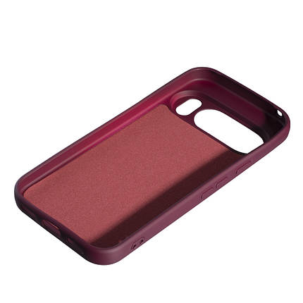 Силіконовий чохол Case SMTT (AA) для Google Pixel 9/9 Pro/10/10 Pro Bordo, фото 2