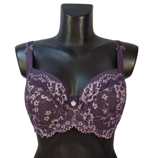 Бюстгальтер із тонким поролоном 90Е фіолетовий Lanny mode 11926, фото 1