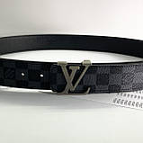 Брендовий чоловічий шкіряний ремінь (7010), фото 6