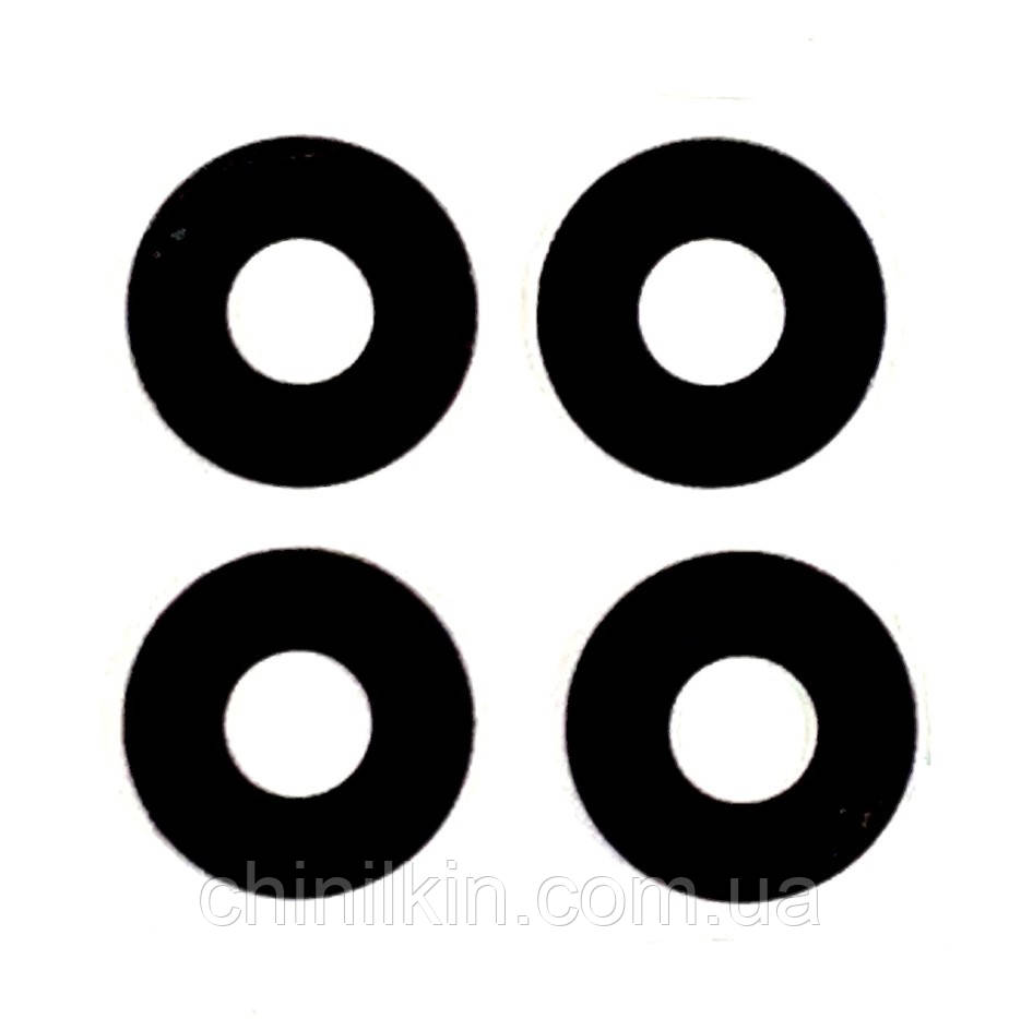 Скло камери для Motorola G9 Power (комплект) Black, фото 1